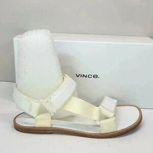 Vince slingback leather upper sandal size 36.5